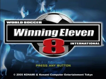 World Soccer Winning Eleven 8 International (USA) screen shot title